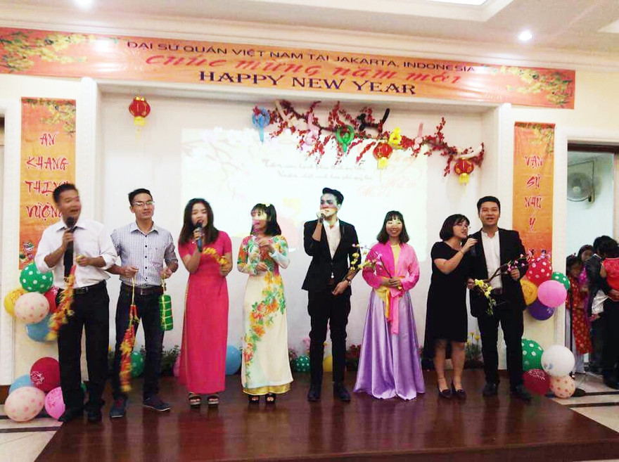 Ấm áp Tết cộng đồng tại Indonesia