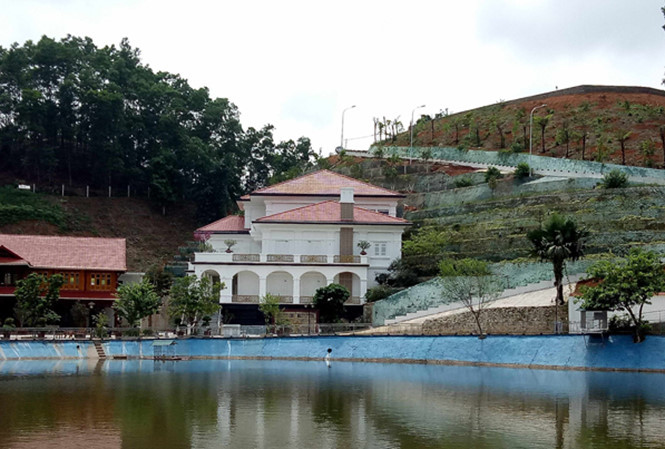 Biệt phủ của đình ông Quý. Ảnh: M.Đ