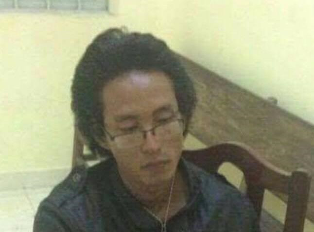 Đối tượng chặt kiếng xe đã bị tạm giữ. Ảnh: Internet