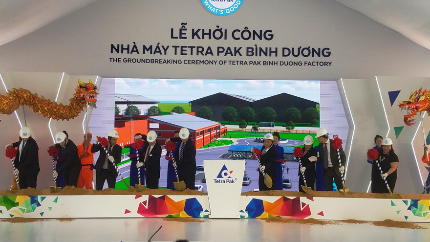 Nhà máy sản xuất bao bì trị giá 110 triệu USD được khởi công.