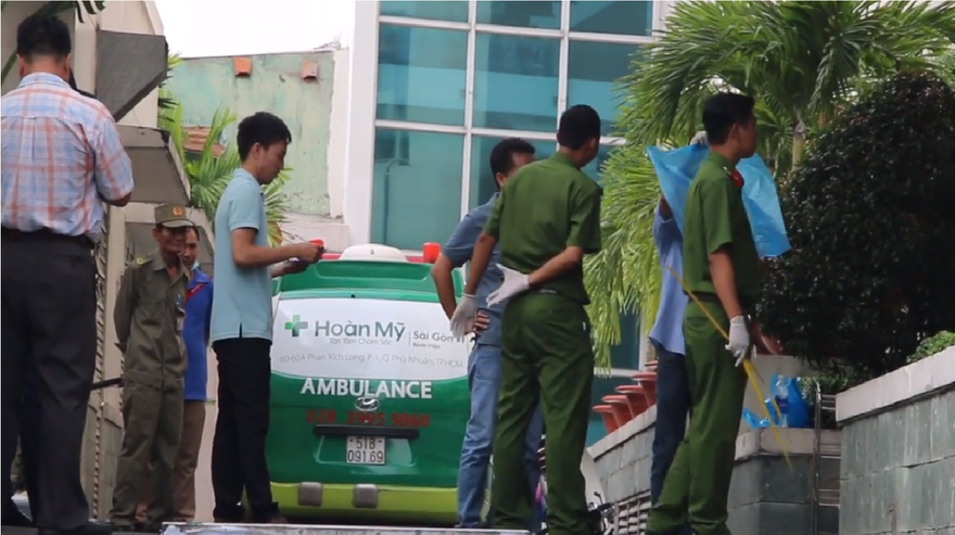 Cơ quan công an có mặt tại hiện trường điều tra làm rõ vụ việc