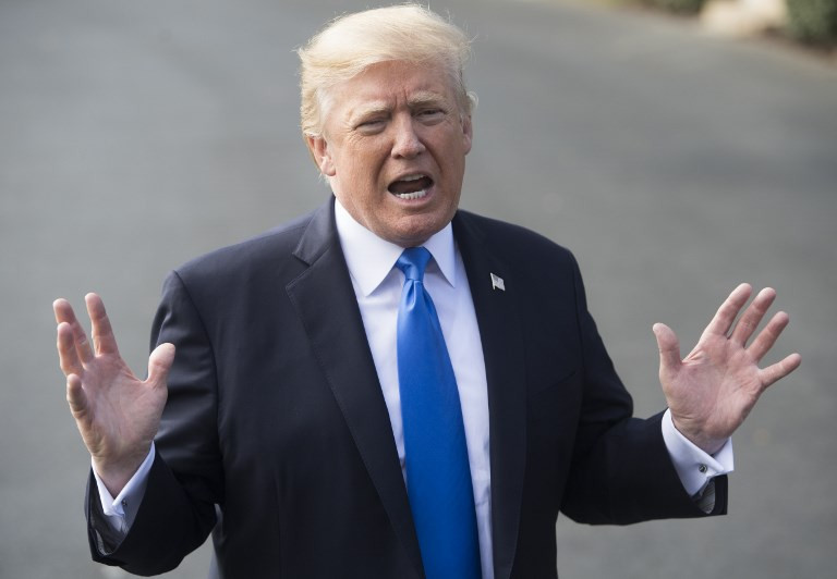 Tổng thống Mỹ Donald Trump. Ảnh: AFP