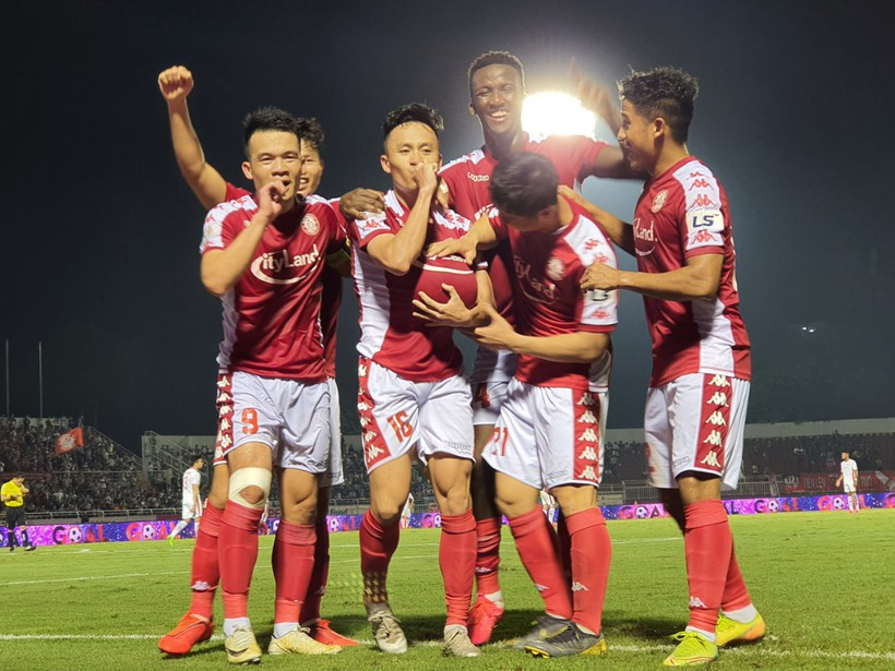 TP.HCM chấm dứt chuỗi trận không thắng. Ảnh: Thanh Niên