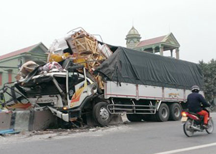 Hiện trường vụ tai nạn
