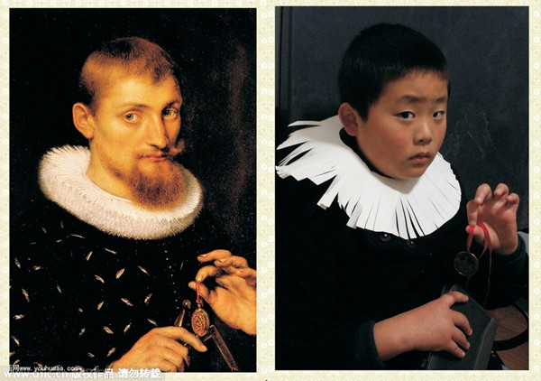 Dùng áo choàng, khăn tắm để ‘cosplay’ những bức họa bất hủ