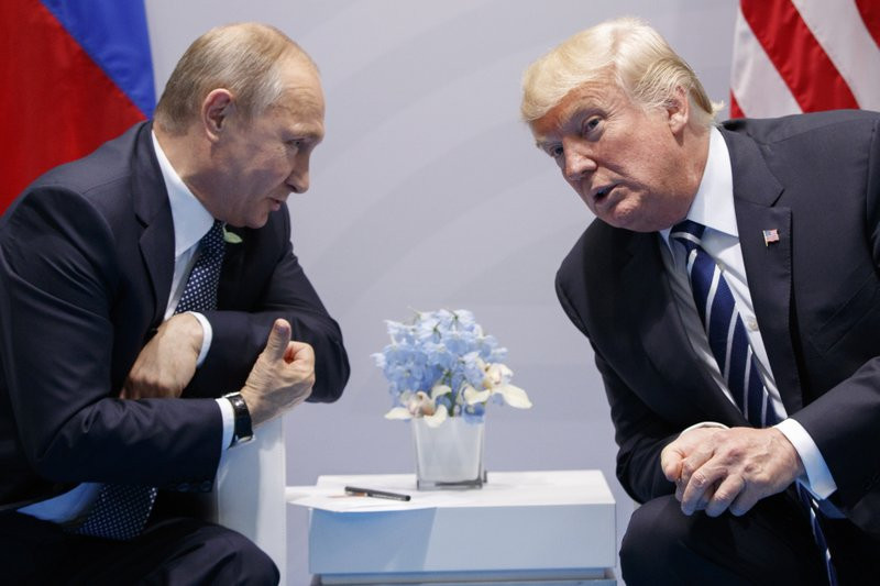 Tổng thống Mỹ Donald Trump và Tổng thống Nga Vladimir Putin. Ảnh: AP