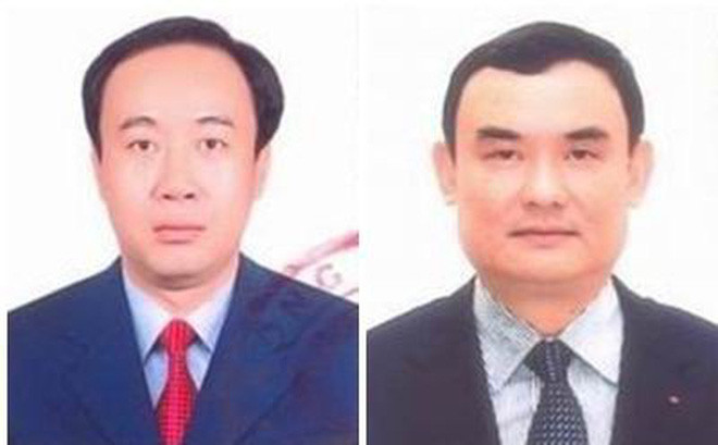 Ông Nguyễn Sỹ Hiệp (bên trái) và ông Nguyễn Xuân Thành (bên phải)