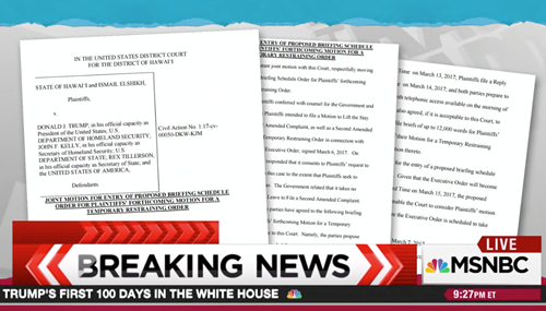 Đơn kiện sắc lệnh nhập cư mới của bang Hawaii.