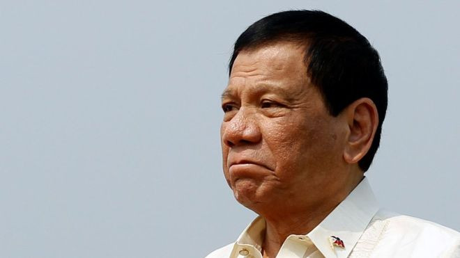 Tổng thống Philippines Rodrigo Duterte. Ảnh: Reuters
