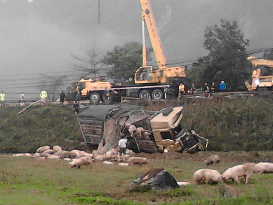 Hiện trường vụ tai nạn