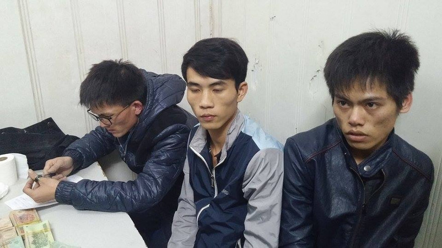 Các đối tượng tại cơ quan công an