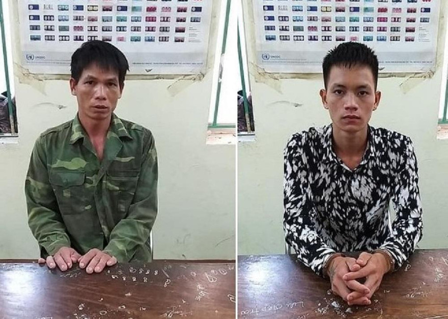 Tạm giữ cha con vàng tặc vác xẻng đánh 3 cảnh sát bị thương