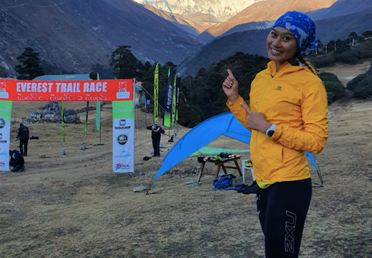 Cô gái chạy qua 7 lục địa làm MC ở Tiền Phong Marathon