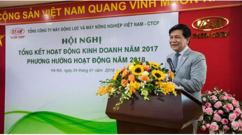 Ông Trần Ngọc Hà khi còn đương chức ở VEAM
