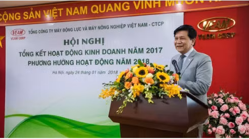 Ông Trần Ngọc Hà khi còn đương chức ở VEAM