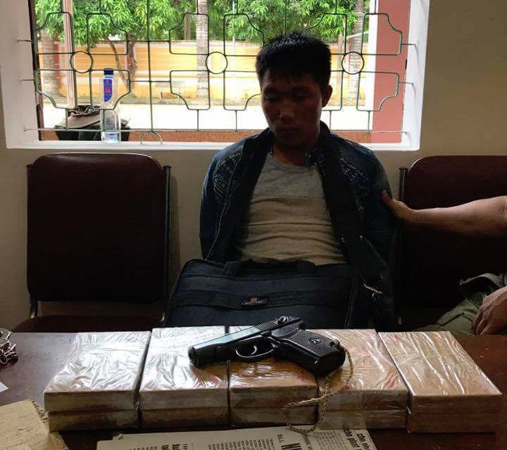 Đối tượng và tang vật tại CQĐT.