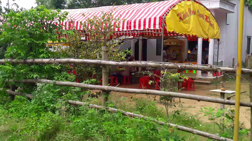 Ngôi nhà của bà T. nơi xảy ra cái chết thương tâm của 2 mẹ con (Ảnh Nhật Huy).