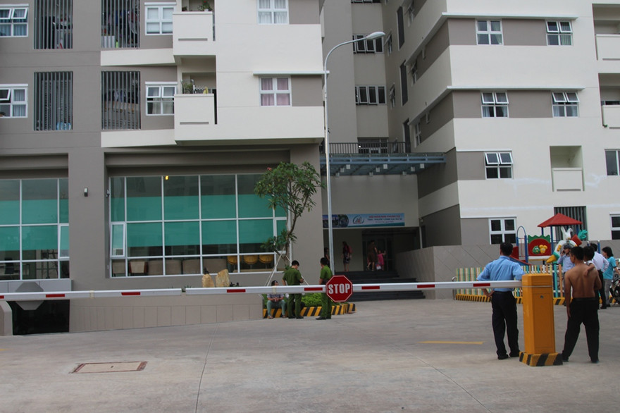 Chung cư xảy ra sự cố.