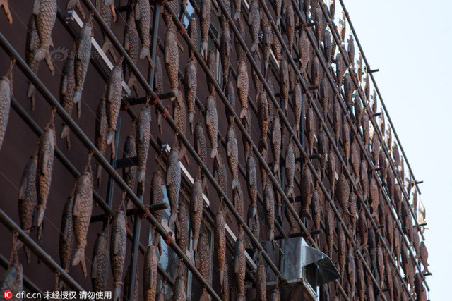 Một nhà hàng chuyên về món cá ở Trung Quốc gây chú ý với chiêu trò lạ.