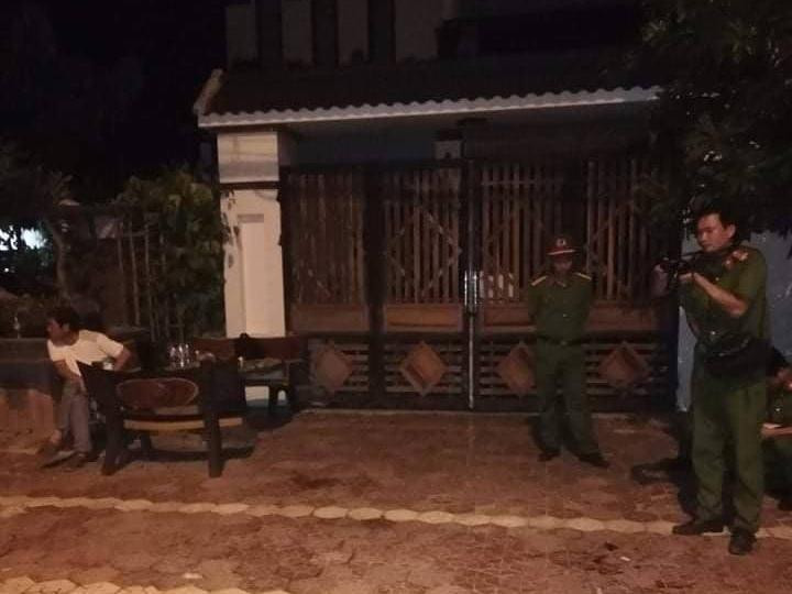 Hiện trường nơi nơi xảy ra án mạng. Ảnh CACC