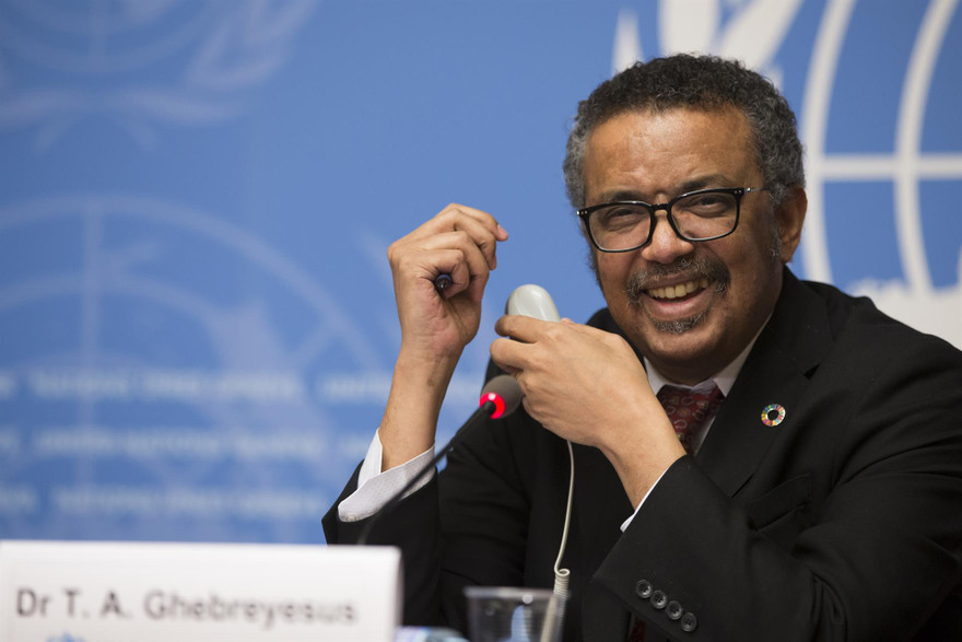 Tổng giám đốc WHO Tedros Ghebreyesus. 