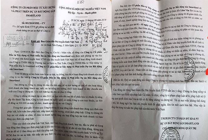 Công văn dọa truy sát Giám đốc VTV9 và nhân viên nhà đài.