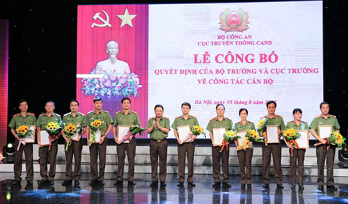 Cục Truyền thông CAND có 14 lãnh đạo. Ảnh. Báo CAND