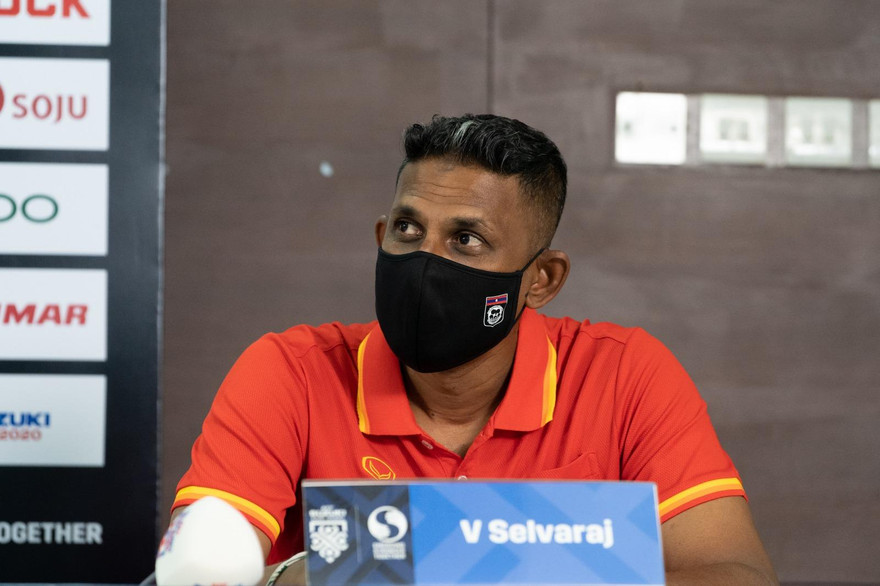 HLV Selvaraj hài lòng với màn trình diễn của ĐT Lào