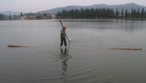 Fang chia sẻ rằng thân tre cần dài hơn 4 m để có thể nổi được trên mặt nước khi ông đứng lên. Để điều khiển 'con thuyền', Fang tận dụng sức gió và lực đẩy của dòng chảy. Tốc độ trung bình của chiếc thuyền ước đạt 30 - 40m/phút.