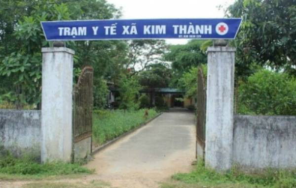 Trạm y tế xã Kim Thành nơi xảy ra vụ việc