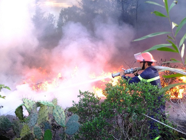Hiện trường vụ cháy