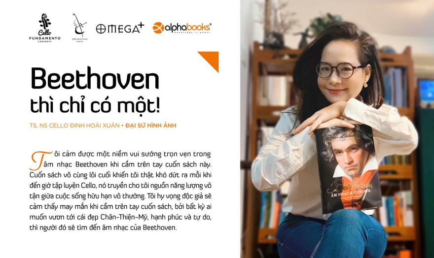 Đinh Hoài Xuân xinh đẹp trong vai trò đại sứ cho… sách về Beethoven