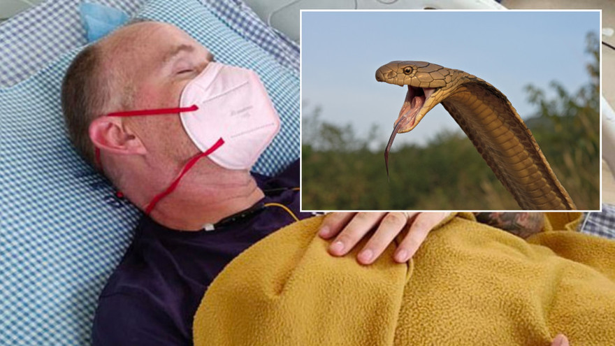 Ông Ian Jones nằm viện. Ảnh: GoFundMe