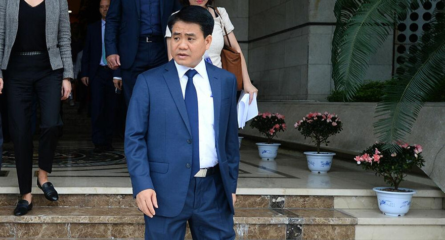 Ông Nguyễn Đức Chung khi chưa bị bắt.