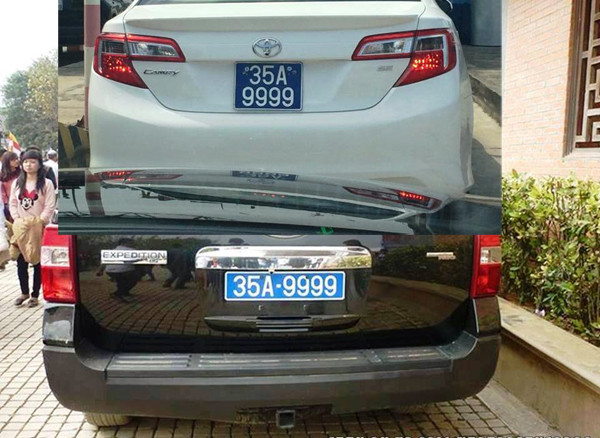 Ninh Bình xôn xao xe biển xanh trùng tứ quý 9