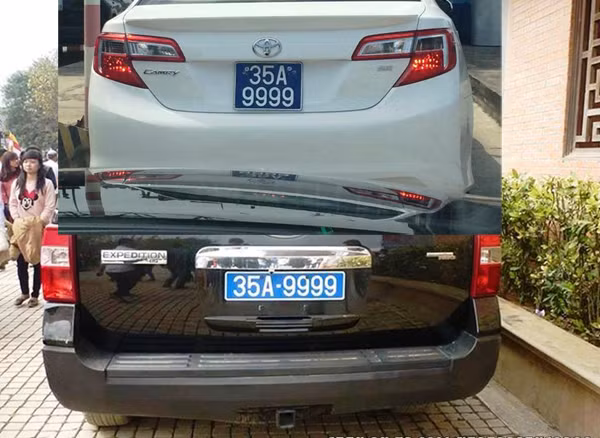 Ninh Bình xôn xao xe biển xanh trùng tứ quý 9