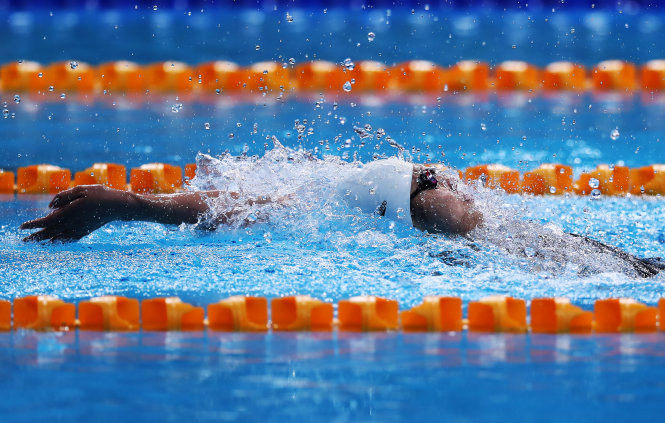 Kình ngư Ánh Viên khởi đầu tưng bừng ngày thi đấu thứ 2