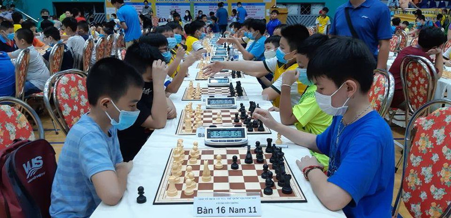 Vì COVID-19, giải cờ vua trẻ thay đổi điều lệ chưa từng có 