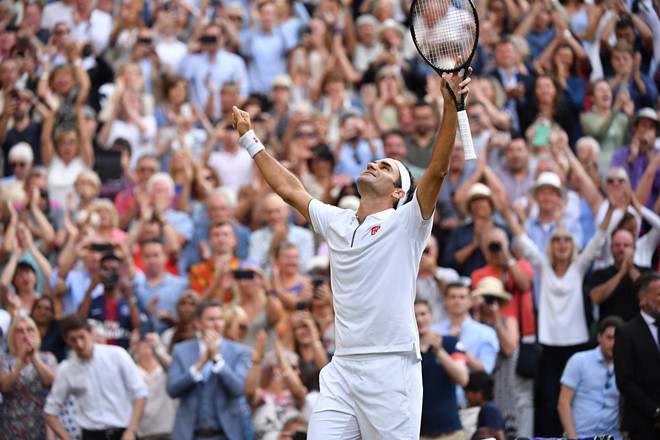 Federer lần thứ 12 vào chung kết Wimbledon. 