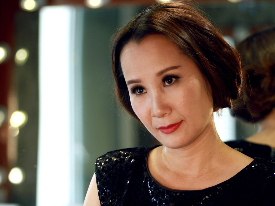 Tác giả Giấc mơ trưa, nhạc sĩ Giáng Son- Ảnh: N.M.Hà