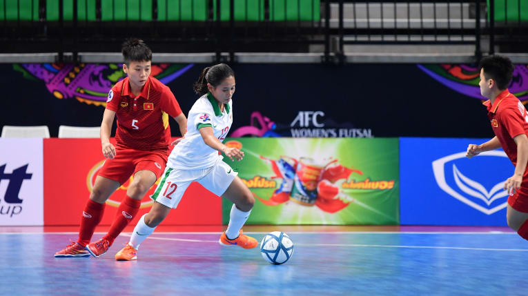 Tuyển Futsal nữ Việt Nam đoạt vé vào bán kết giải châu Á