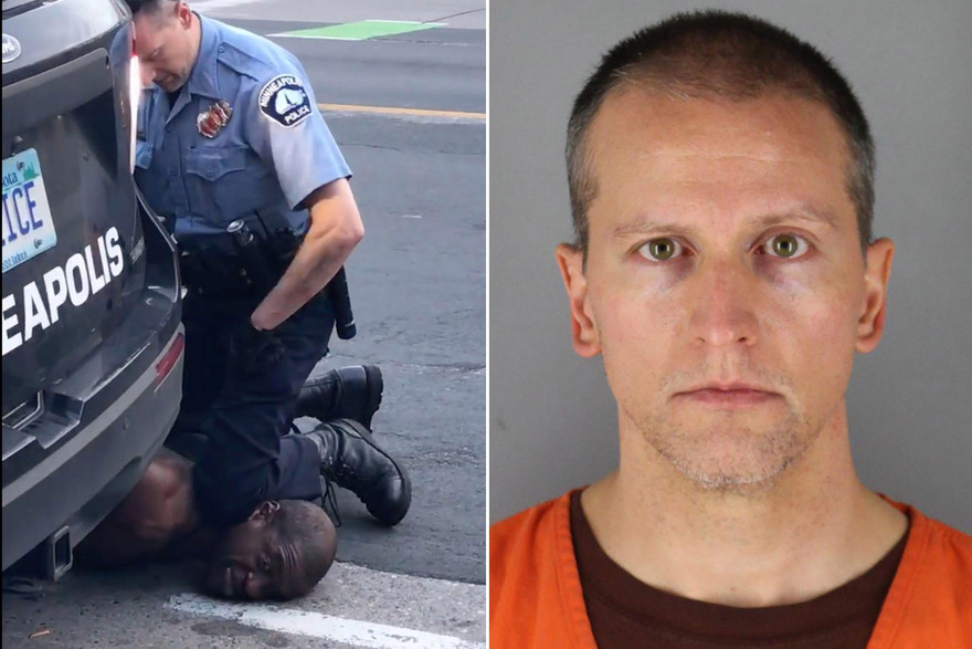 Derek Chauvin và khoảnh khắc ghì cổ George Floyd.