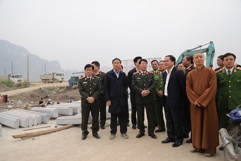 Thứ trưởng Bộ Công an kiểm tra an ninh tại nơi tổ chức Đại lễ Vesak
