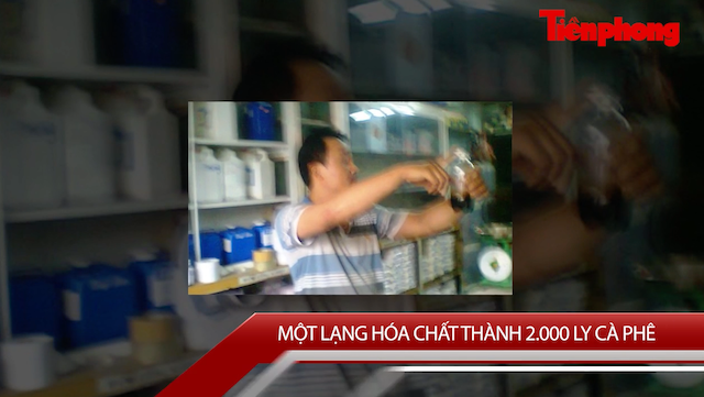 Tin nóng 24H: Một lạng hóa chất thành 2.000 ly cà phê