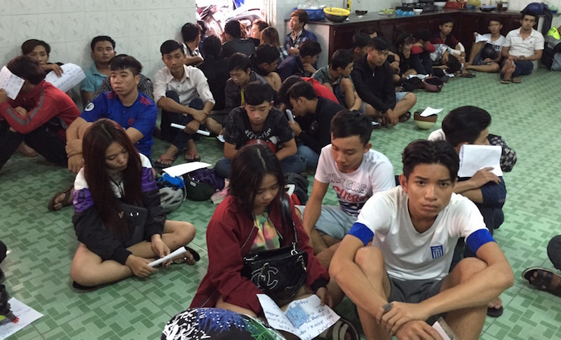 Thanh niên bị bắt