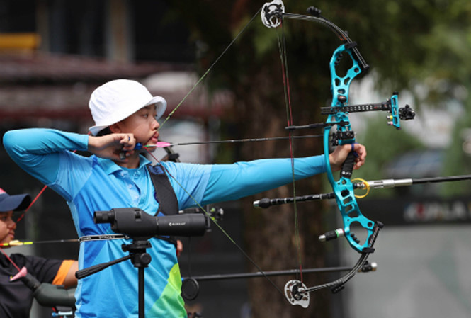 Châu Kiều Oanh mang về tấm huy chương duy nhất cho Việt Nam trong ngày thi đấu đầu tiên