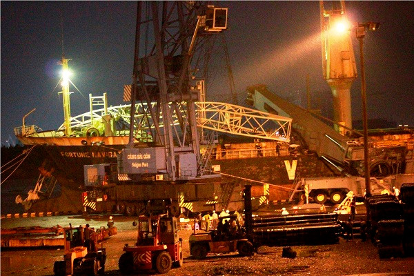 Hiện trường vụ việc.