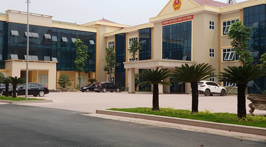 Trụ sở UBND huyện Phú Xuyên.