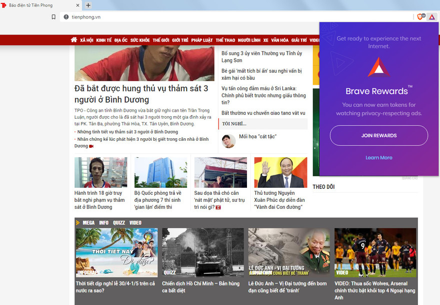 Người lướt web sẽ được trả tiền