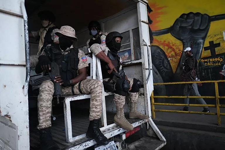 Cảnh sát Haiti. Ảnh: Reuters